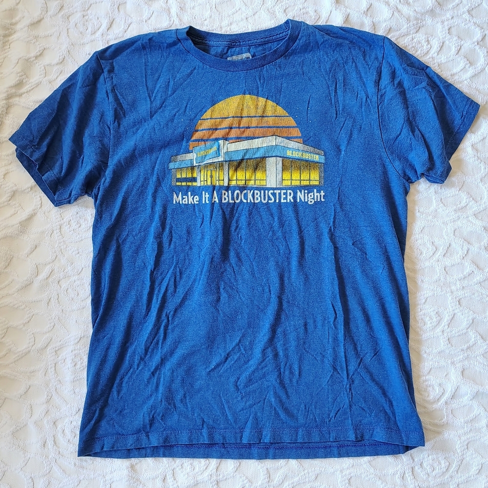 Blockbuster Vintage Graphic Unisex Short Sleeve Tee Large L